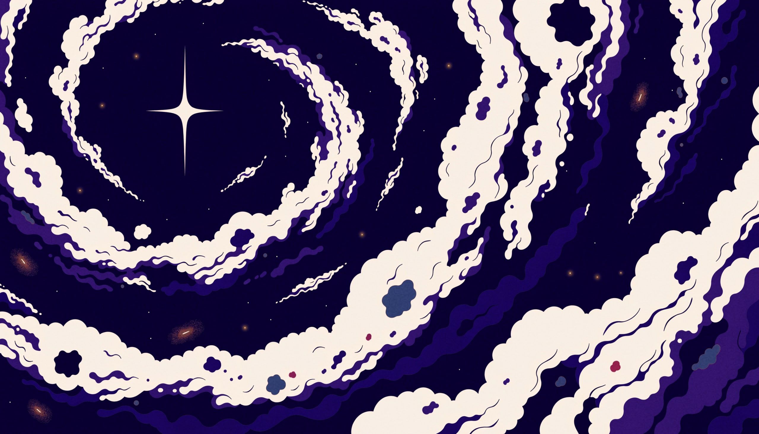 Paradoxe d'Olbers : l'univers a un âge, la lumière des étoiles trop lointaines n'a pas eu le temps d'arriver, et celle qui arrive est étirée jusqu'à l'invisible.