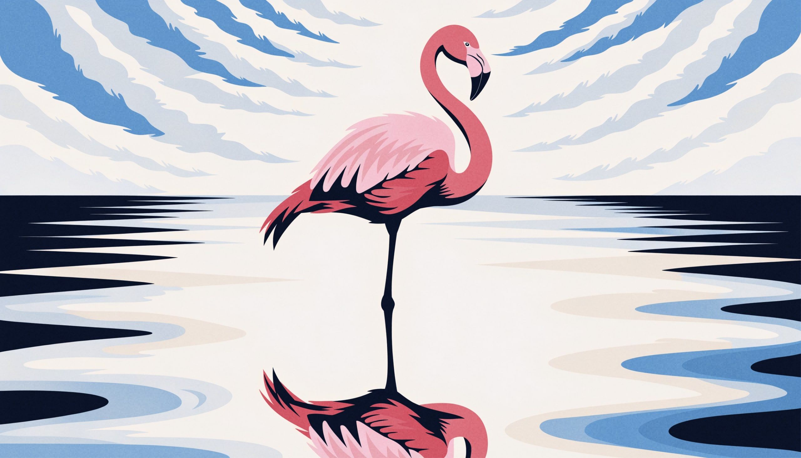 Une posture économique : un mécanisme passif tient l'oiseau debout, gratuitement. La patte repliée est une économie de chaleur.
